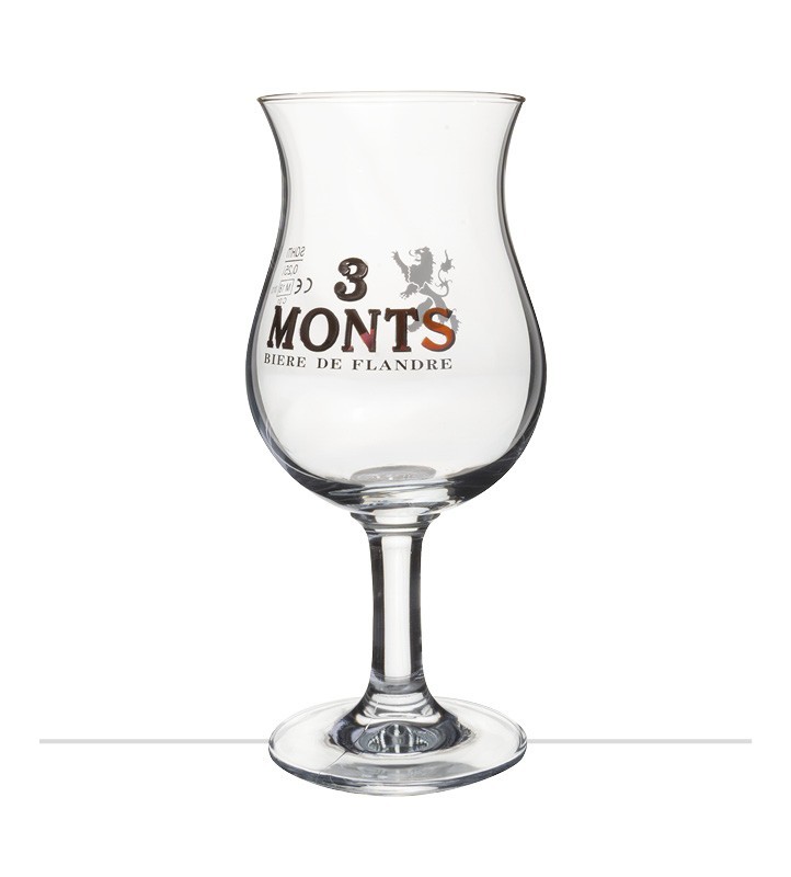 Verre à bière 3 Monts 25 cl