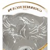 Phénix, emblème gravé sur le verre à bière Grimbergen 33 cl