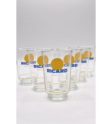 Lot 6 verres pastis Ricard allongé 27 cl