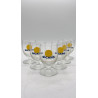 Lot 6 verres pastis Ricard ballon 17 cl