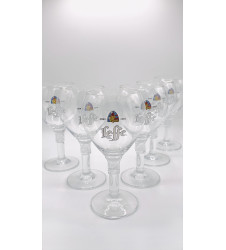 Lot 6 verres bière Leffe 25 cl