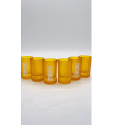 Lot 6 verres shooters Jagermeister orange 2 cl