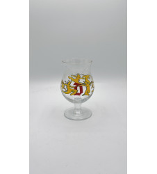 Verre à bière Duvel 33 cl, édition petits diables.