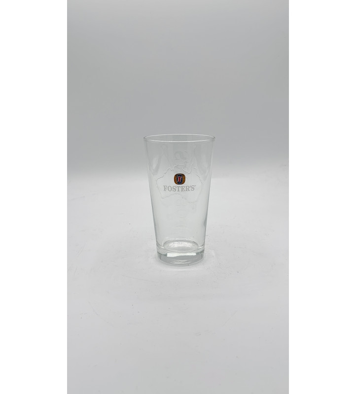 Verre à bière Foster's carte d'Australie 25 cl