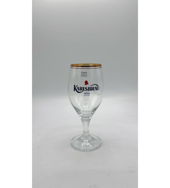 Verre à bière Karlsbräu 25 cl