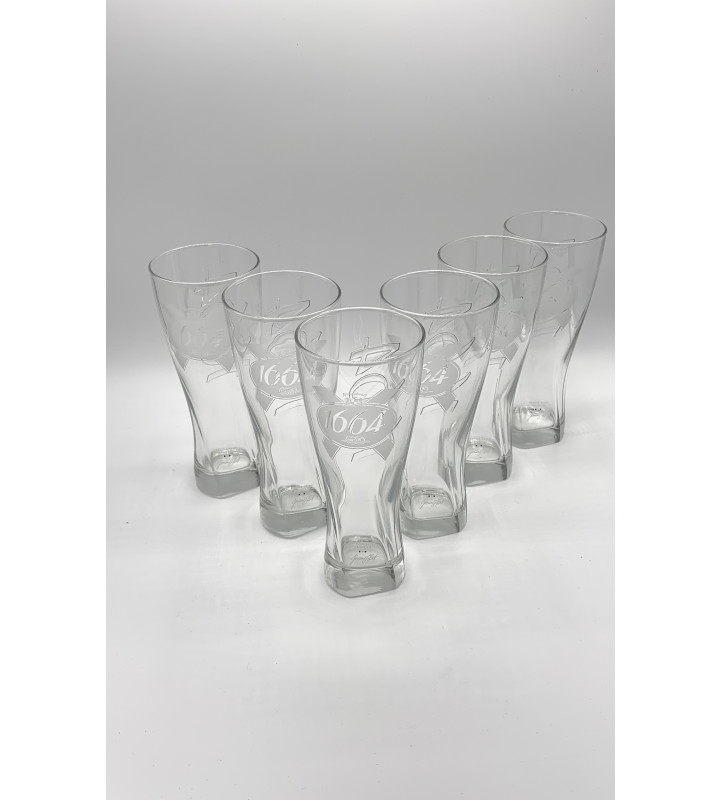Lot de 6 Verre à bière 1664 33 cl