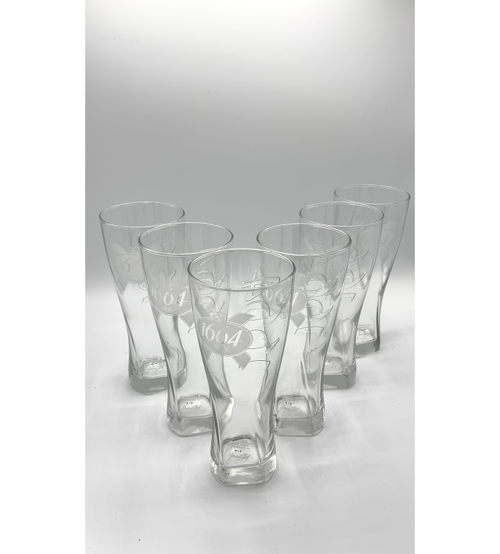 Lot de 6 Verre à bière 1664 50 cl