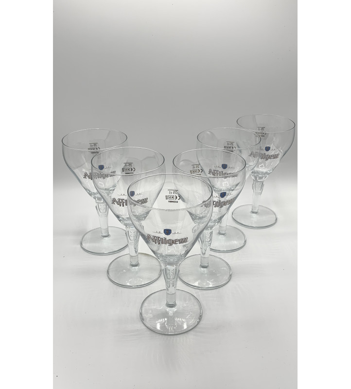 Lot de 6 Verre à bière Affligem 25 cl