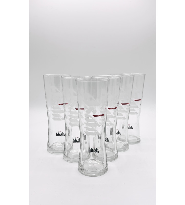 Lot de 6 Verre à bière Asahi Super Dry 25 cl
