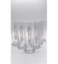 Lot de 6 Verre à bière Beck's 25 cl