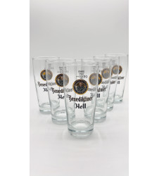 Lot de 6 Verre à bière Benediktiner Hell 25 cl