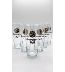 Lot de 6 Verre à bière Benediktiner Hell 50 cl