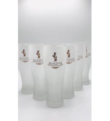 Lot de 6 Verre à bière Blanche de Bruxelles 50 cl