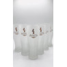 Lot de 6 Verre à bière Blanche de Bruxelles 50 cl