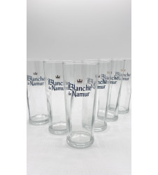 Lot de 6 Verre à bière Blanche de Namur 25 cl