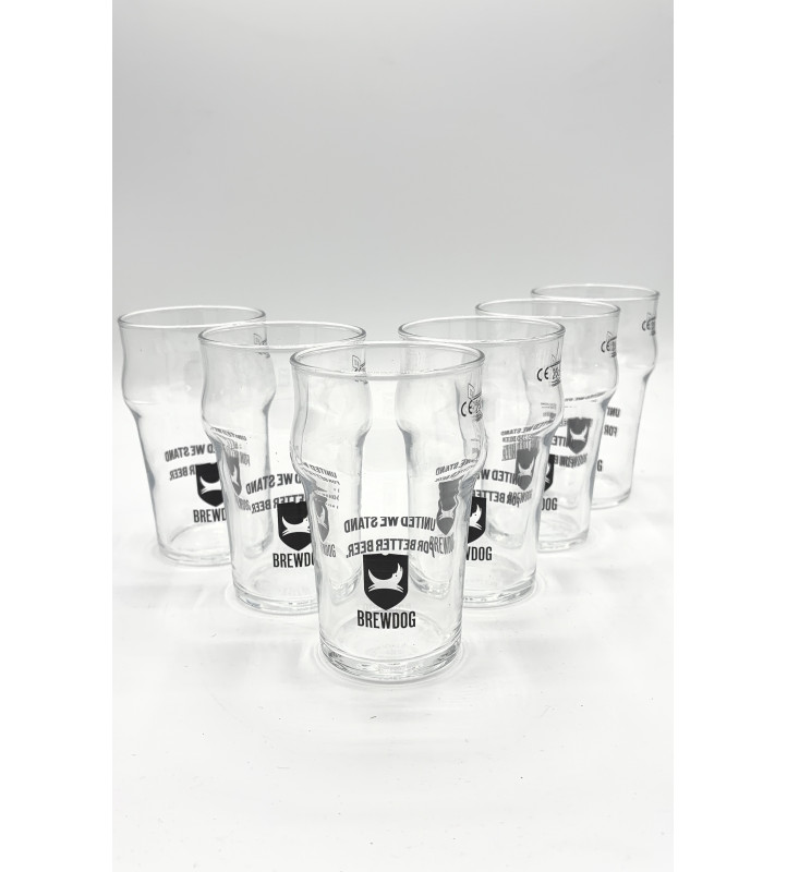Lot de 6 Verre à bière BrewDog 25 cl