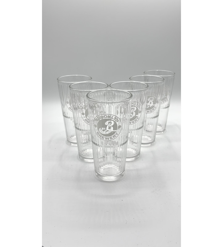 Lot de 6 Verre à bière Brooklyn 25 cl
