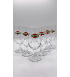 Lot de 6 Verre à bière Boulevard Brewing Rouge 25 cl