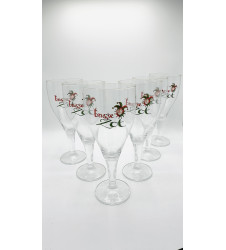 Lot de 6 Verre à bière Brugse Zot 50 cl