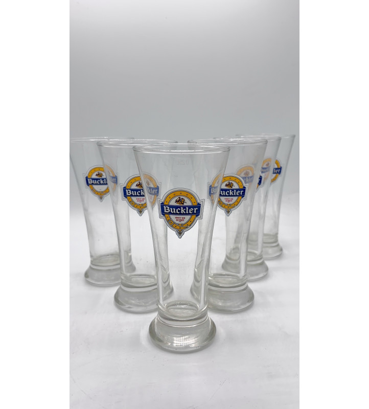 Lot de 6 Verre à bière Buckler 25 cl