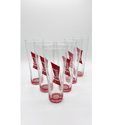 Lot de 6 Verre à bière Bud 50 cl