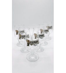 Lot de 6 Verre à bière Carlsberg Elephant 25 cl