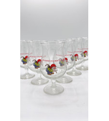 Lot de 6 Verre à bière Chouffe Assis 25 cl