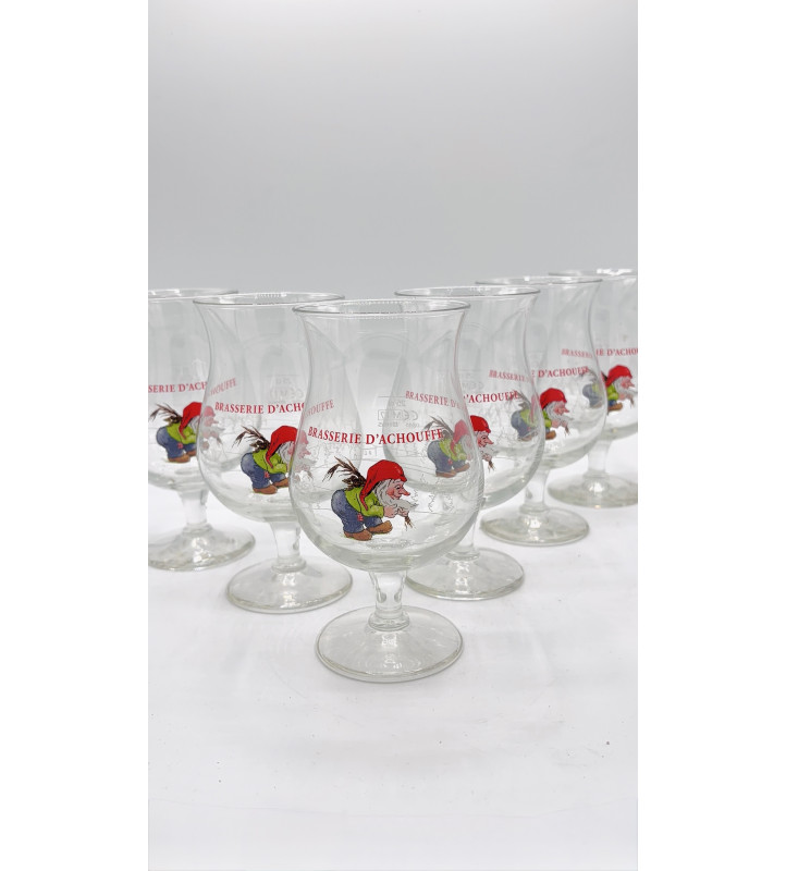 Lot de 6 Verre à bière Chouffe Assis 25 cl