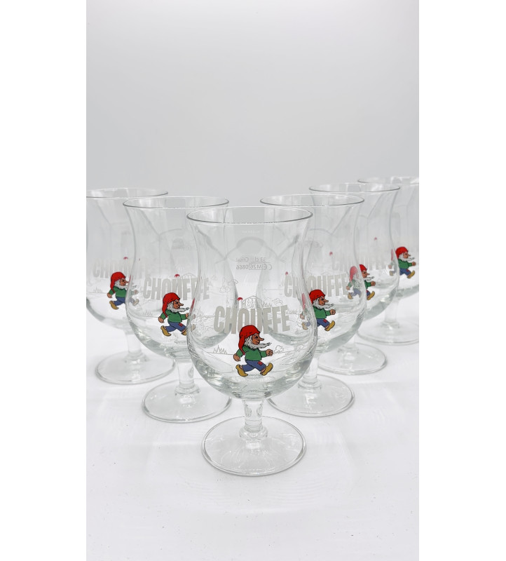 Lot de 6 Verre à bière Chouffe Debout 50 cl