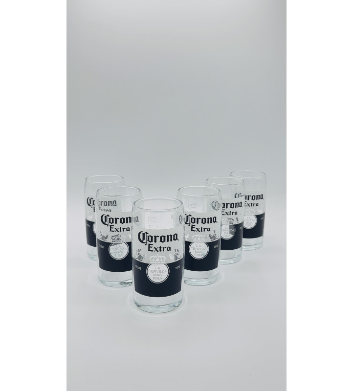 Lot de 6 Verre à bière Corona 25 cl