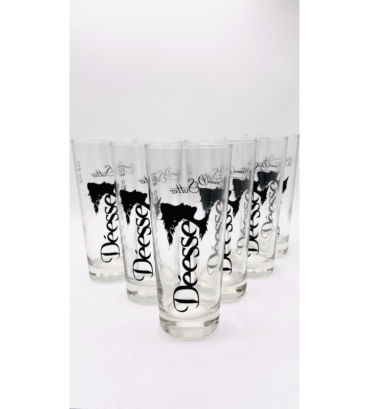 Lot de 6 Verre à bière De Sutter Déesse 50 cl