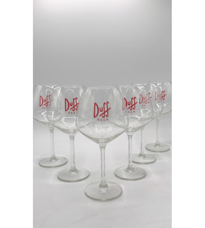 Lot de 6 Verre à bière Duff 33 cl