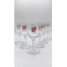 Lot de 6 Verre à bière Dupont Tourpes 25/33 cl