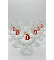 Lot de 6 Verre à bière Duvel 150 ans 33 cl