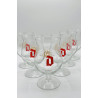 Lot de 6 Verre à bière Duvel 150 ans 33 cl