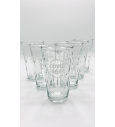 Lot de 6 Verre à bière Duvel 6,66% 25 cl