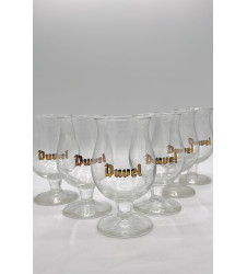 Lot de 6 Verre à bière Duvel Mini Or 16,5 cl