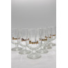 Lot de 6 Verre à bière Duvel Mini Or 16,5 cl
