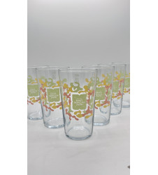 Lot de 6 Verre à bière Effet Papillon 50 cl