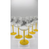 Lot de 6 Verre à soda Schweppes Jaune 47 cl