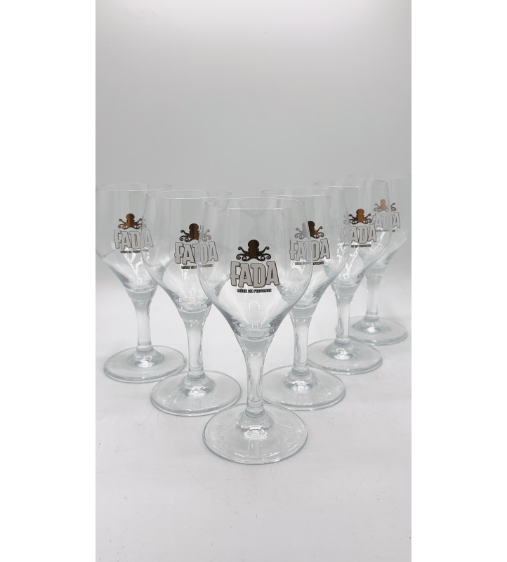 Lot de 6 Verre à bière Fada 25 cl