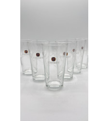 Lot de 6 Verre à bière Foster's Carte 25 cl