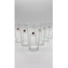 Lot de 6 Verre à bière Foster's Carte 25 cl