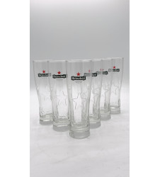 Lot de 6 Verre à bière Heineken Star 15 cl