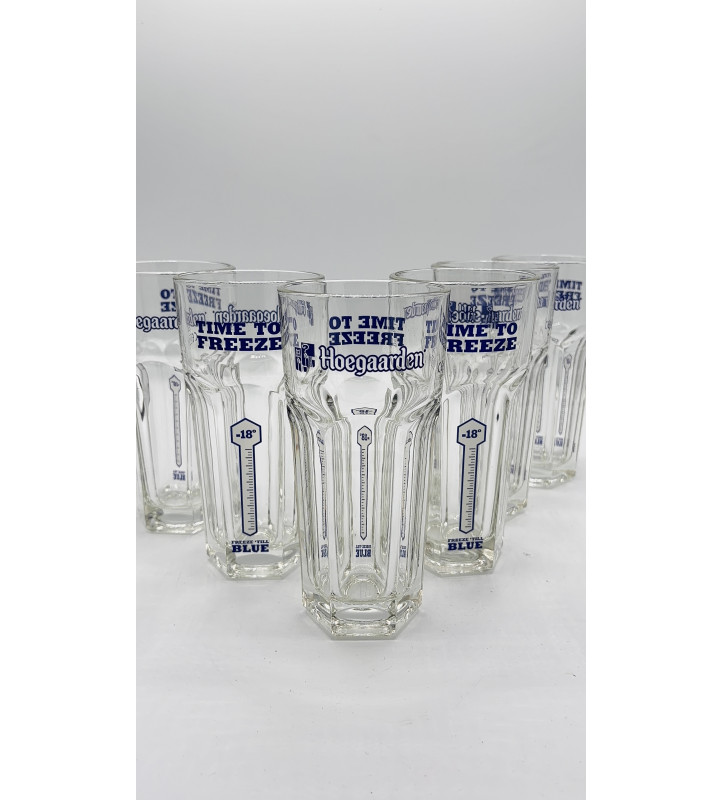 Lot de 6 Verre à bière Hoegaarden Freeze 25 cl
