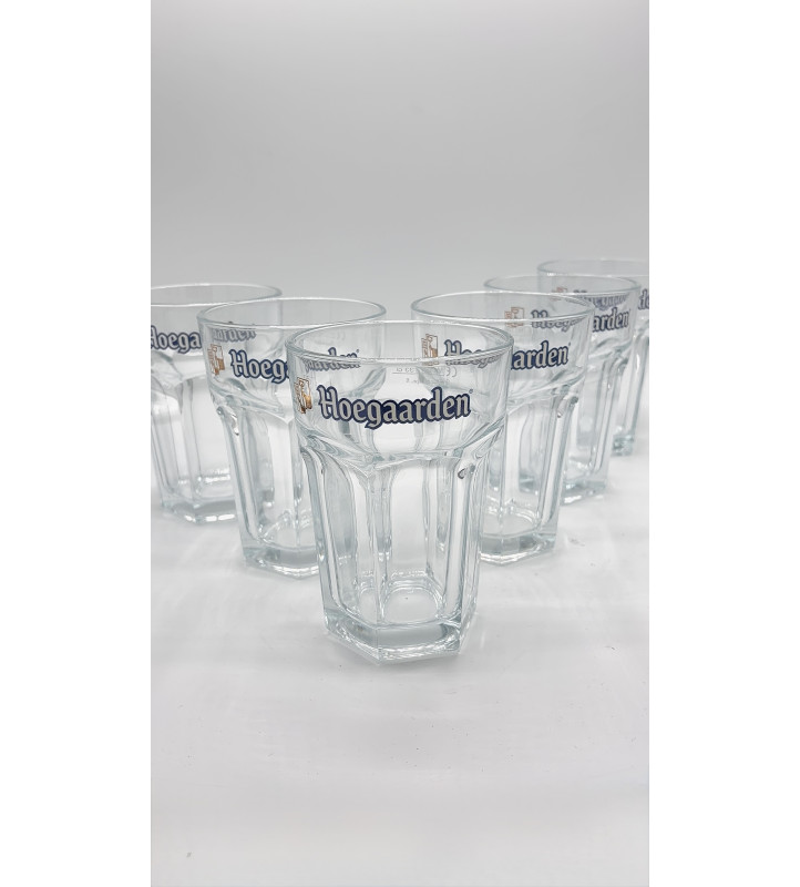 Lot de 6 Verre à bière Hoegaarden 33 cl