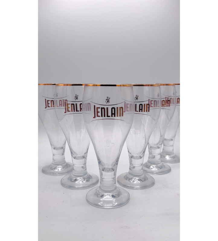 Lot de 6 Verre à bière Jenlain Doré 33 cl