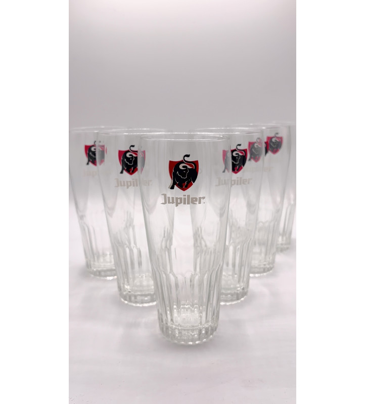 Lot de 6 Verre à bière Jupiler 50 cl