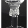 Pied du verre à bière Leffe 25 cl représente une décoration en relief rappelant l’abbaye